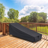 Waterproof Chaise Lounge Cover, Patio Lounge Chair Cover,Windproof Outdoor Lounge Chair Covers,Beach Pool Lounge Cover