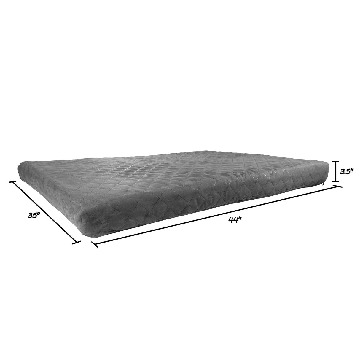 36x27 Two-Layer Memory Foam Waterproof Dog Bed for Large Dogs up to 75lbs