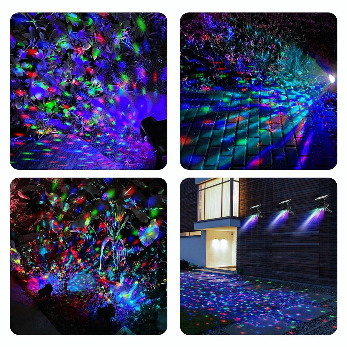 Waterproof Solar Power Christmas Laser Lights Outdoor Star Projector