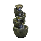 Wature Outdoor Floor Water Fountain with Light LED Light