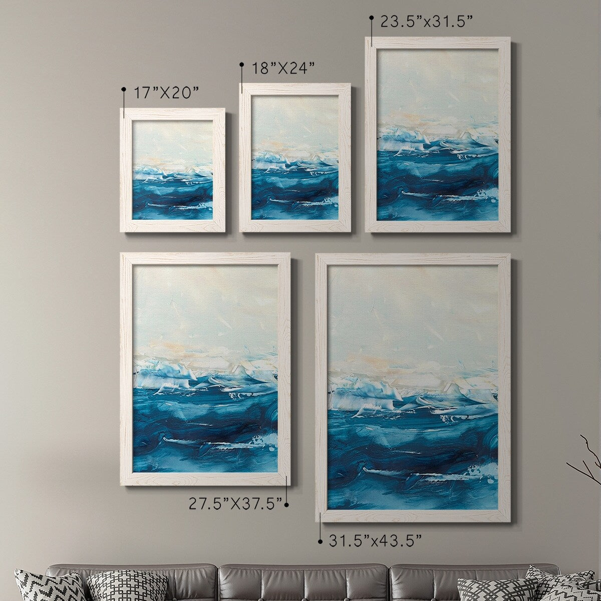 Wave after Wave II-Premium Framed Canvas - Ready to Hang
