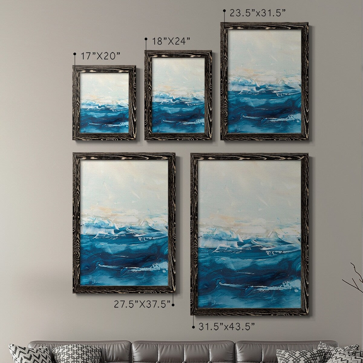 Wave after Wave II-Premium Framed Canvas - Ready to Hang