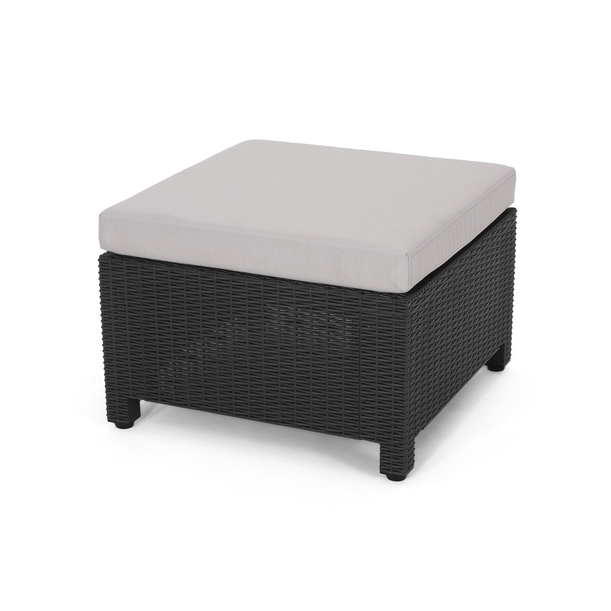 Waverly Outdoor 2-seater Faux Wicker Chat Set by Christopher Knight Home