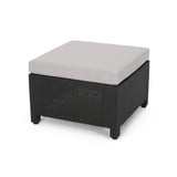 Waverly Outdoor 2-seater Faux Wicker Chat Set by Christopher Knight Home