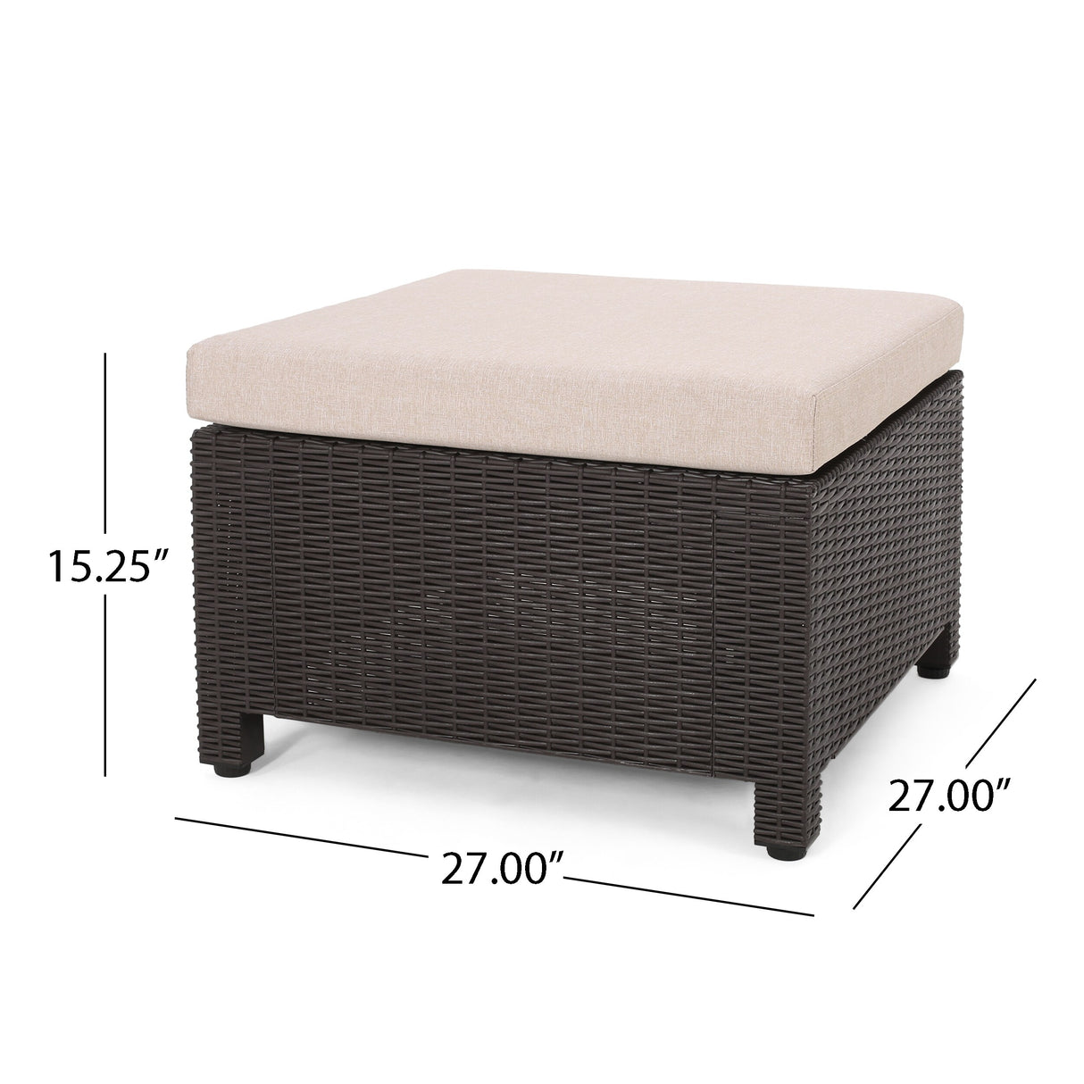 Waverly Outdoor 2-seater Faux Wicker Chat Set by Christopher Knight Home