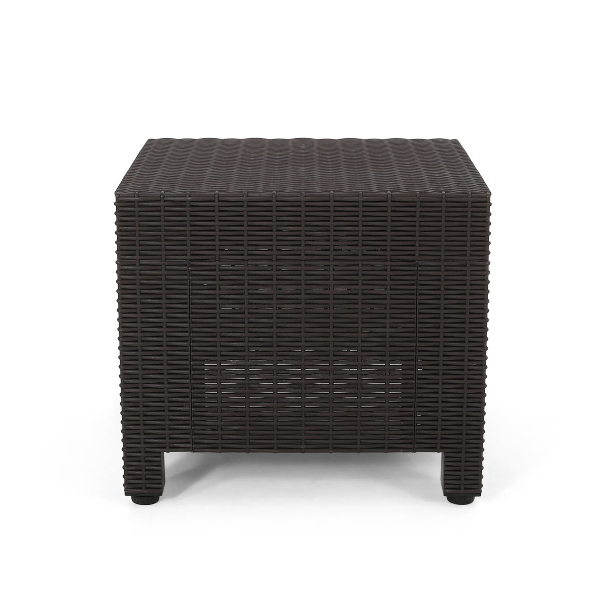 Waverly Outdoor 2-seater Faux Wicker Chat Set by Christopher Knight Home