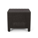 Waverly Outdoor 2-seater Faux Wicker Chat Set by Christopher Knight Home