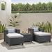 Waverly Outdoor 2-seater Faux Wicker Chat Set by Christopher Knight Home