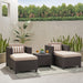 Waverly Outdoor 2-seater Faux Wicker Chat Set by Christopher Knight Home