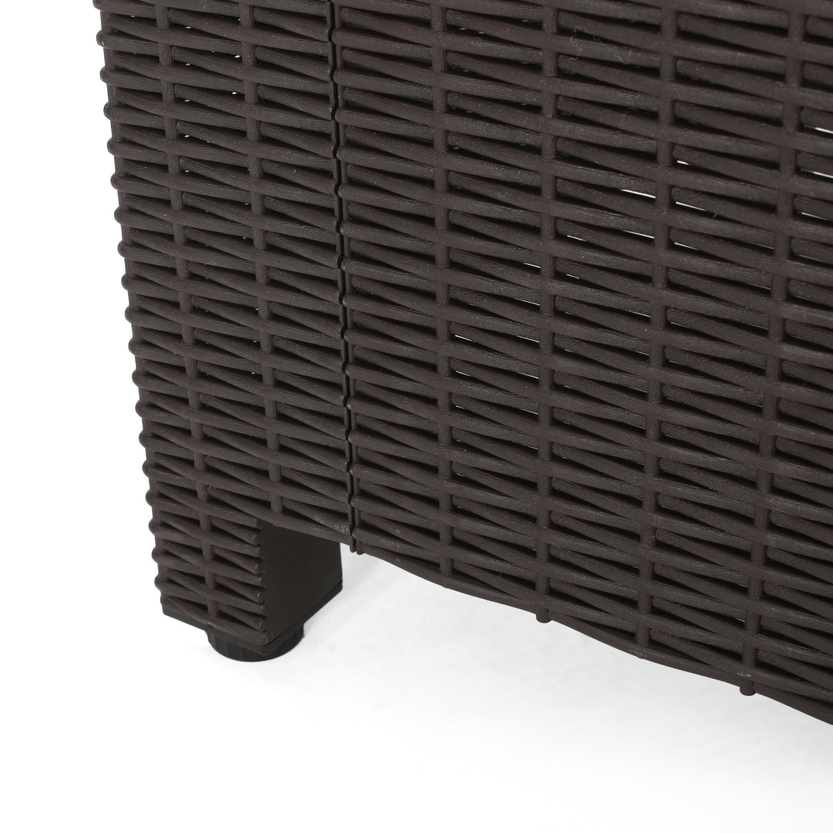 Waverly Outdoor Faux Wicker Side Table by Christopher Knight Home