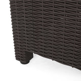 Waverly Outdoor Faux Wicker Side Table by Christopher Knight Home