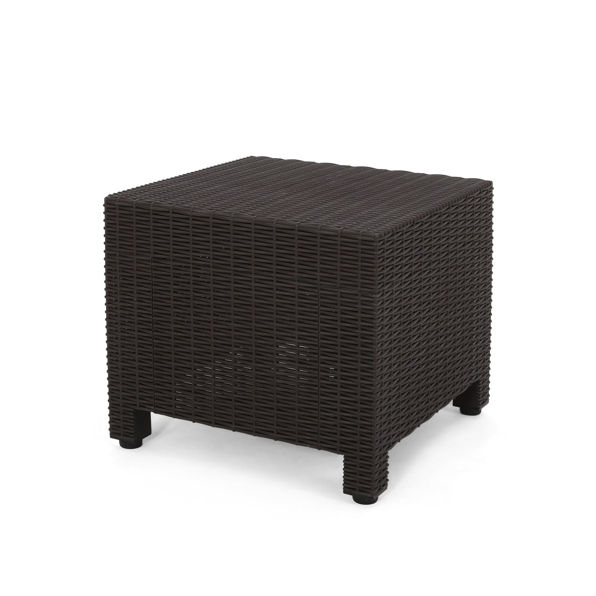 Waverly Outdoor Faux Wicker Side Table by Christopher Knight Home