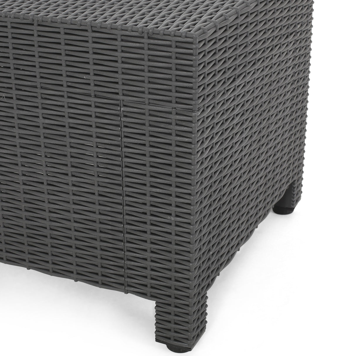 Waverly Outdoor Faux Wicker Side Table by Christopher Knight Home