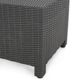 Waverly Outdoor Faux Wicker Side Table by Christopher Knight Home