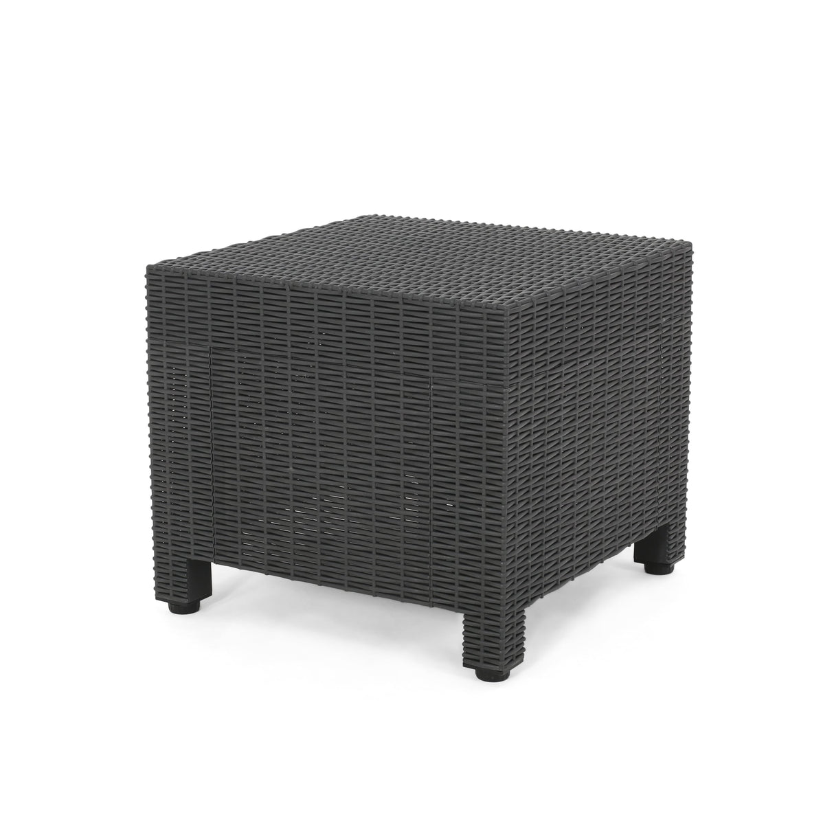 Waverly Outdoor Faux Wicker Side Table by Christopher Knight Home