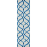 Naples Trellis Ikat Aegean Indoor/ Outdoor Area Rug by Havenside Home