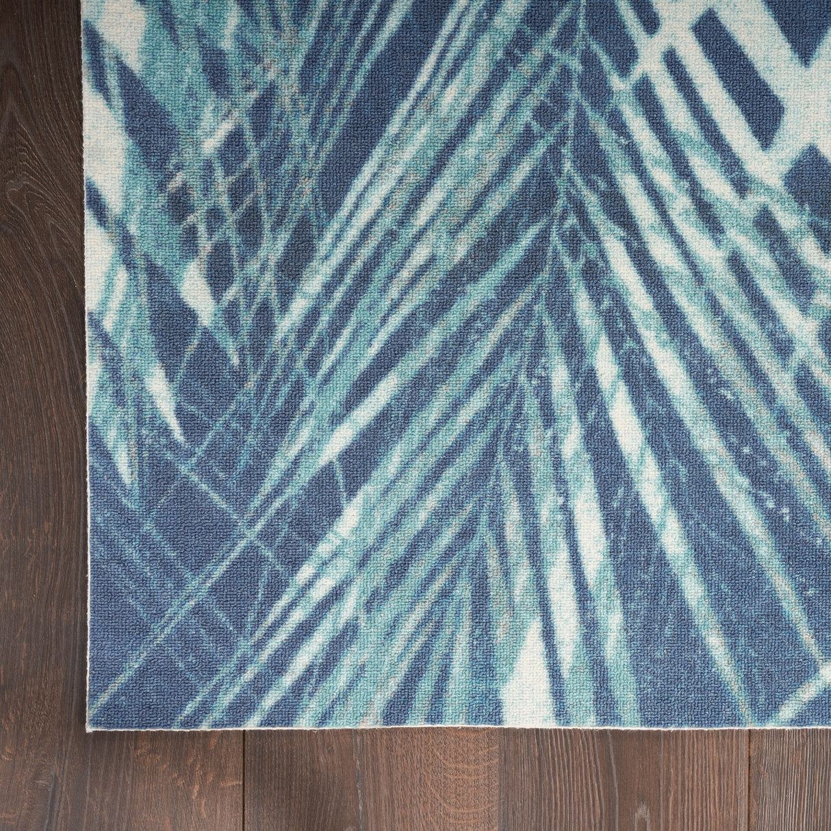 Waverly Sun & Shade Botanical Tropical Palm Leaf Indoor Outdoor Area Rug