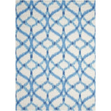 Naples Trellis Ikat Aegean Indoor/ Outdoor Area Rug by Havenside Home
