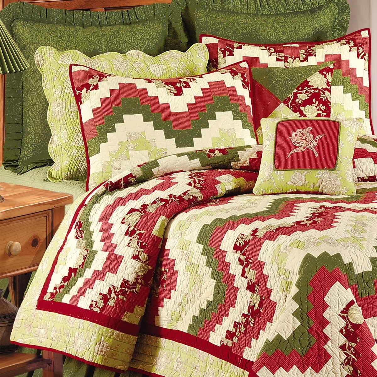 Wavy Spice Full/Queen Quilt 100% Cotton Lightweight Machine Washable Reversible Bedspread Coverlet
