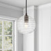 Wayve Glass & Metal Spherical Pendant