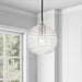 Wayve Glass & Metal Spherical Pendant