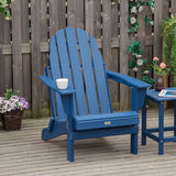 Weather Resistant Faux Wood Patio Adirondack Chairs