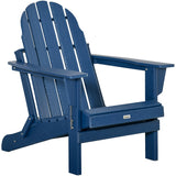 Weather Resistant Faux Wood Patio Adirondack Chairs