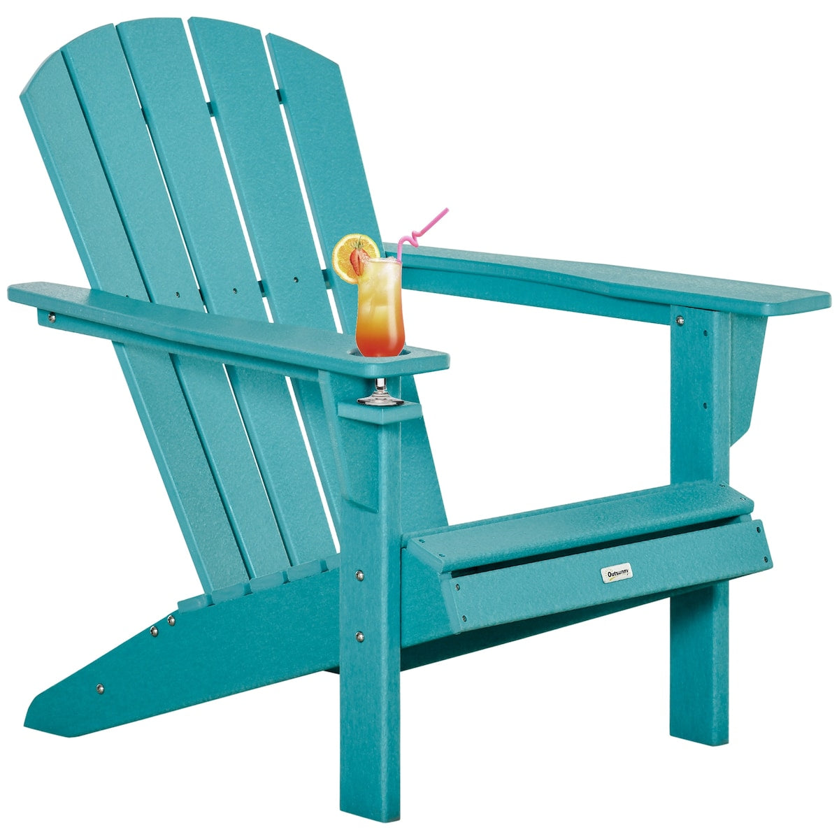 Weather Resistant Faux Wood Patio Adirondack Chairs