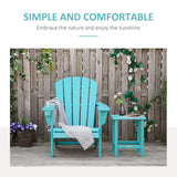 Weather Resistant Faux Wood Patio Adirondack Chairs