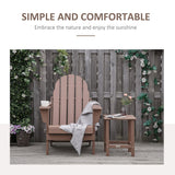 Weather Resistant Faux Wood Patio Adirondack Chairs