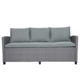 Weather Resistant Pe Rattan Patio Furniture Set