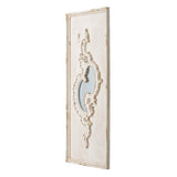 Weathered Grey 56-inch Scrollwork Wall Mirror