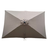 Weatherproof Patio Umbrella with Crank and Tilt Mechanism for Outdoor Spaces