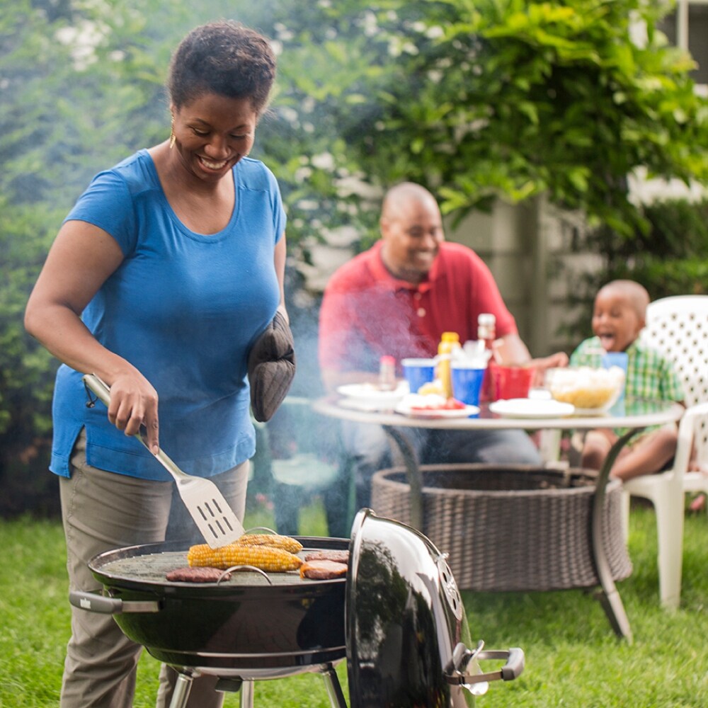 Weber Jumbo Joe Premium 22" Black Charcoal Grill - 24.00 x 24.00 x 9.75 Inches