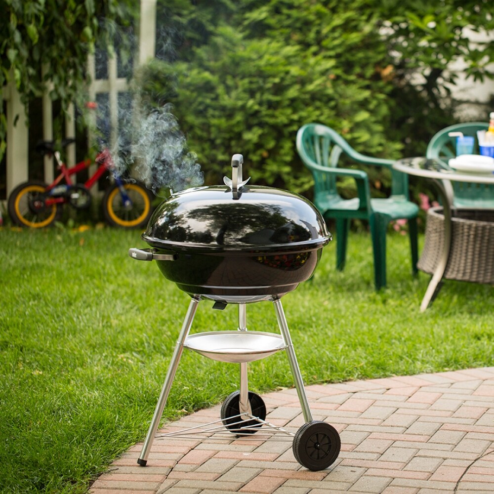 Weber Jumbo Joe Premium 22" Black Charcoal Grill - 24.00 x 24.00 x 9.75 Inches