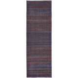 Welch Oriental Charcoal Gray/Pink Area Rug