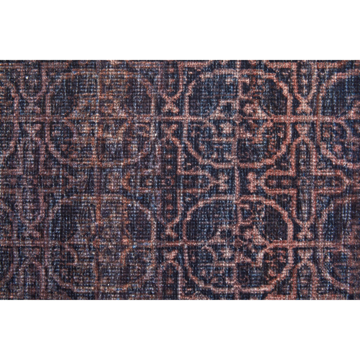 Welch Oriental Charcoal Gray/Pink Area Rug