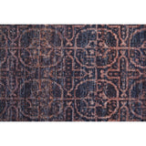 Welch Oriental Charcoal Gray/Pink Area Rug
