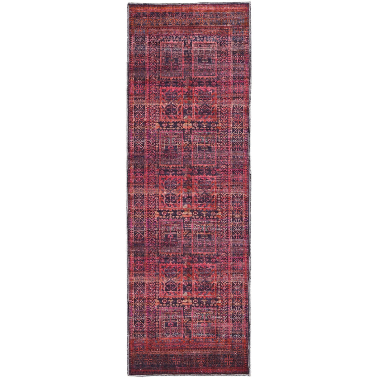 Welch Oriental Pink/Blue Area Rug