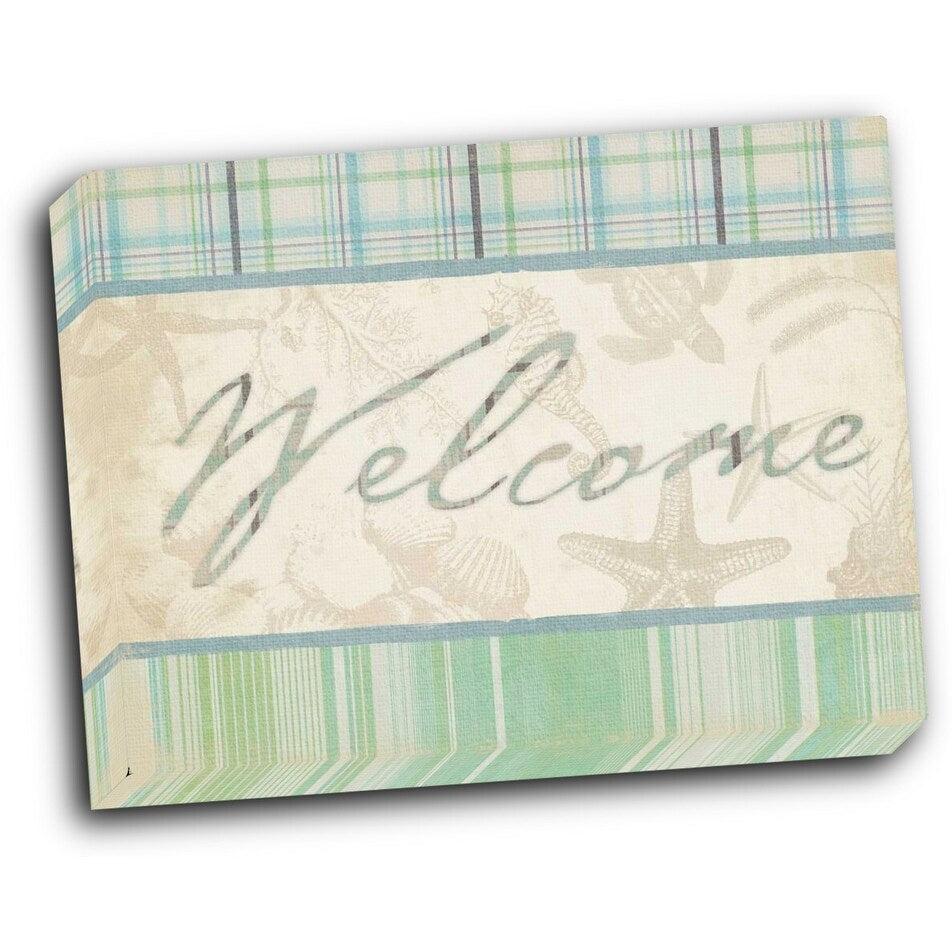 Welcome 20x16 Gallery Wrapped Stretched Canvas
