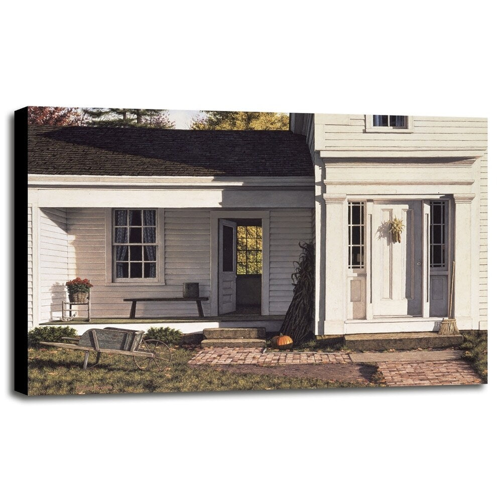 Welcome Home Autumn-WILBRE2299 Framed Print 22.75"x33.75" by William Breedon