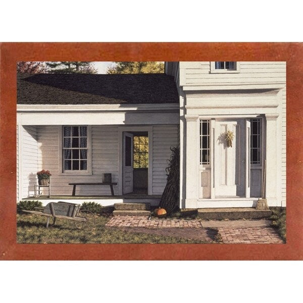 Welcome Home Autumn-WILBRE2299 Framed Print 22.75"x33.75" by William Breedon