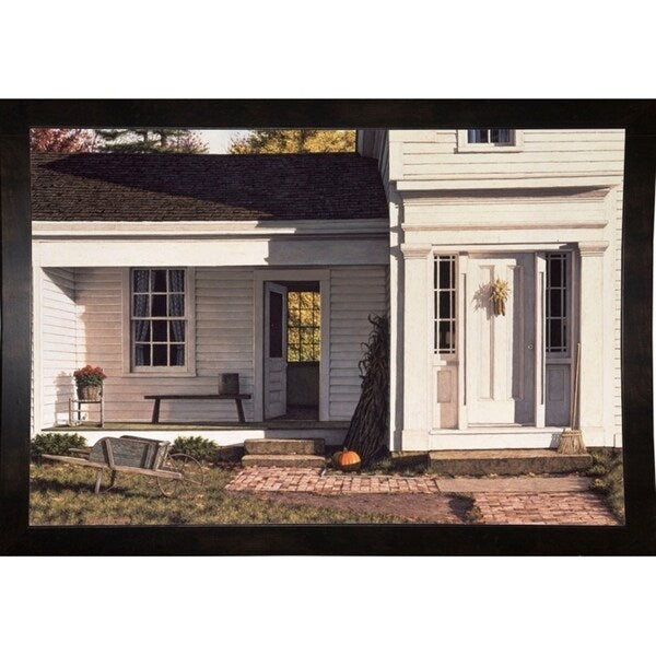 Welcome Home Autumn-WILBRE2299 Framed Print 22.75"x33.75" by William Breedon
