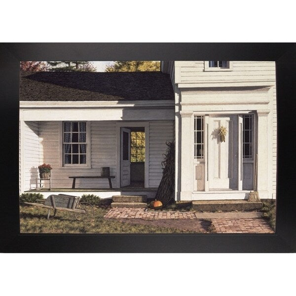 Welcome Home Autumn-WILBRE2299 Framed Print 22.75"x33.75" by William Breedon