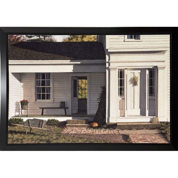 Welcome Home Autumn-WILBRE2299 Framed Print 22.75"x33.75" by William Breedon