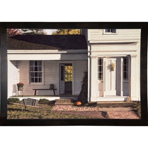 Welcome Home Autumn-WILBRE2299 Framed Print 22.75"x33.75" by William Breedon