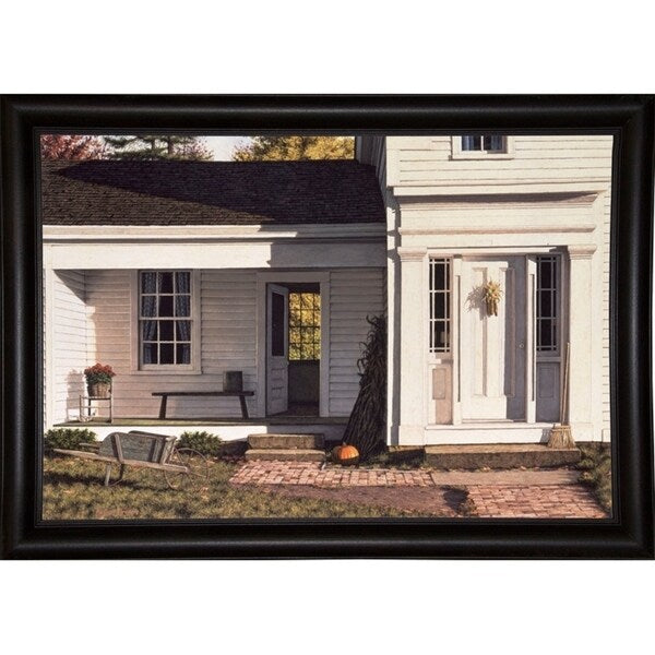 Welcome Home Autumn-WILBRE2299 Framed Print 22.75"x33.75" by William Breedon