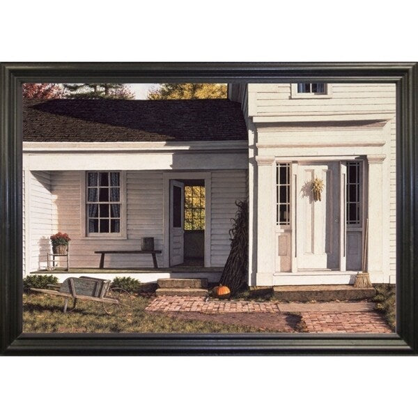 Welcome Home Autumn-WILBRE2299 Framed Print 22.75"x33.75" by William Breedon