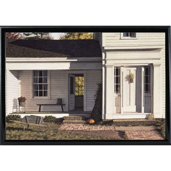 Welcome Home Autumn-WILBRE2299 Framed Print 22.75"x33.75" by William Breedon