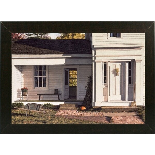 Welcome Home Autumn-WILBRE2299 Framed Print 22.75"x33.75" by William Breedon